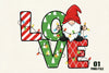 Love Gnome Christmas Clipart Bundle