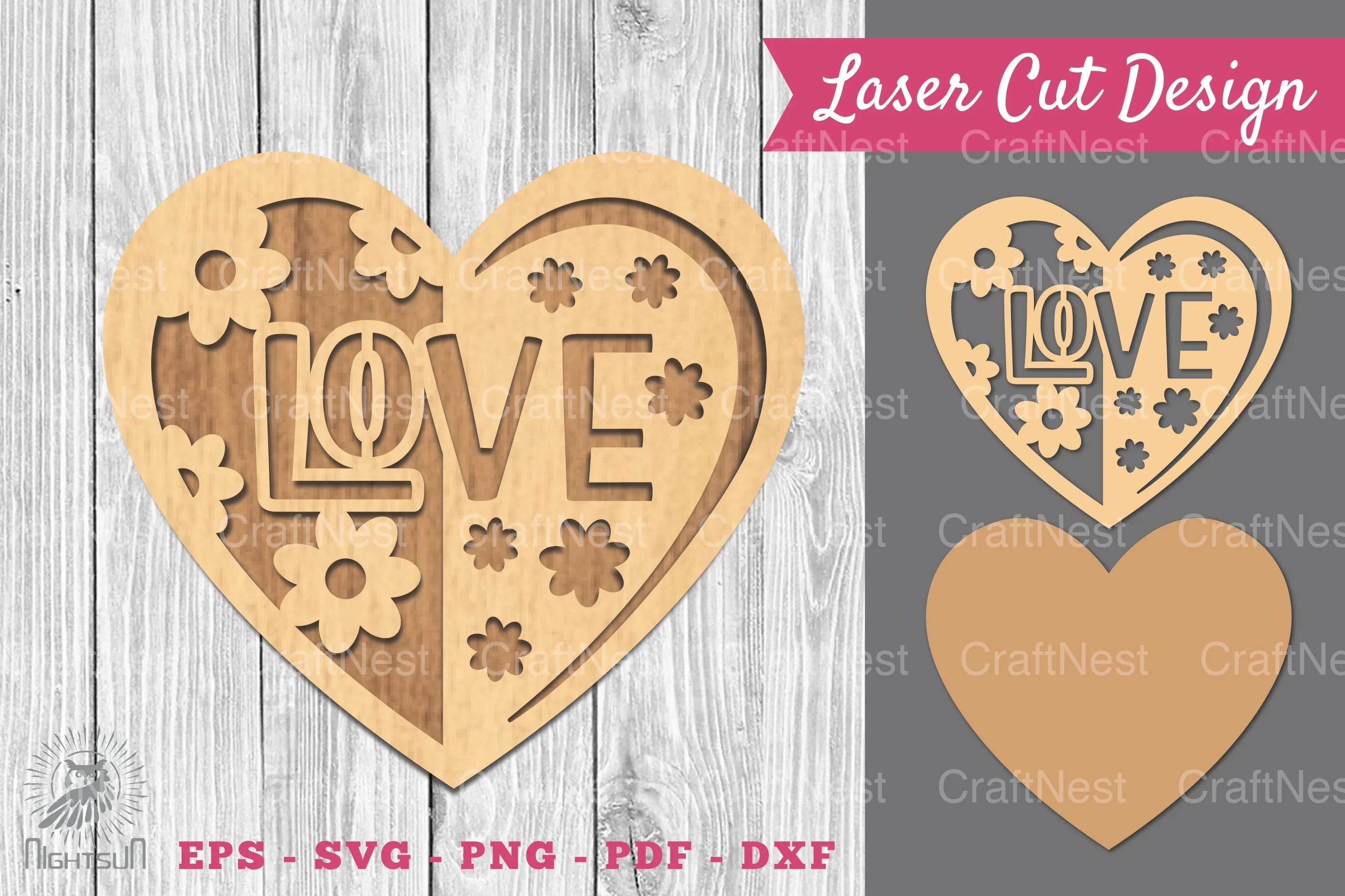 Love Laser Cut Decoration Clipart Bundle - CraftNest - Digital Crafting and Art