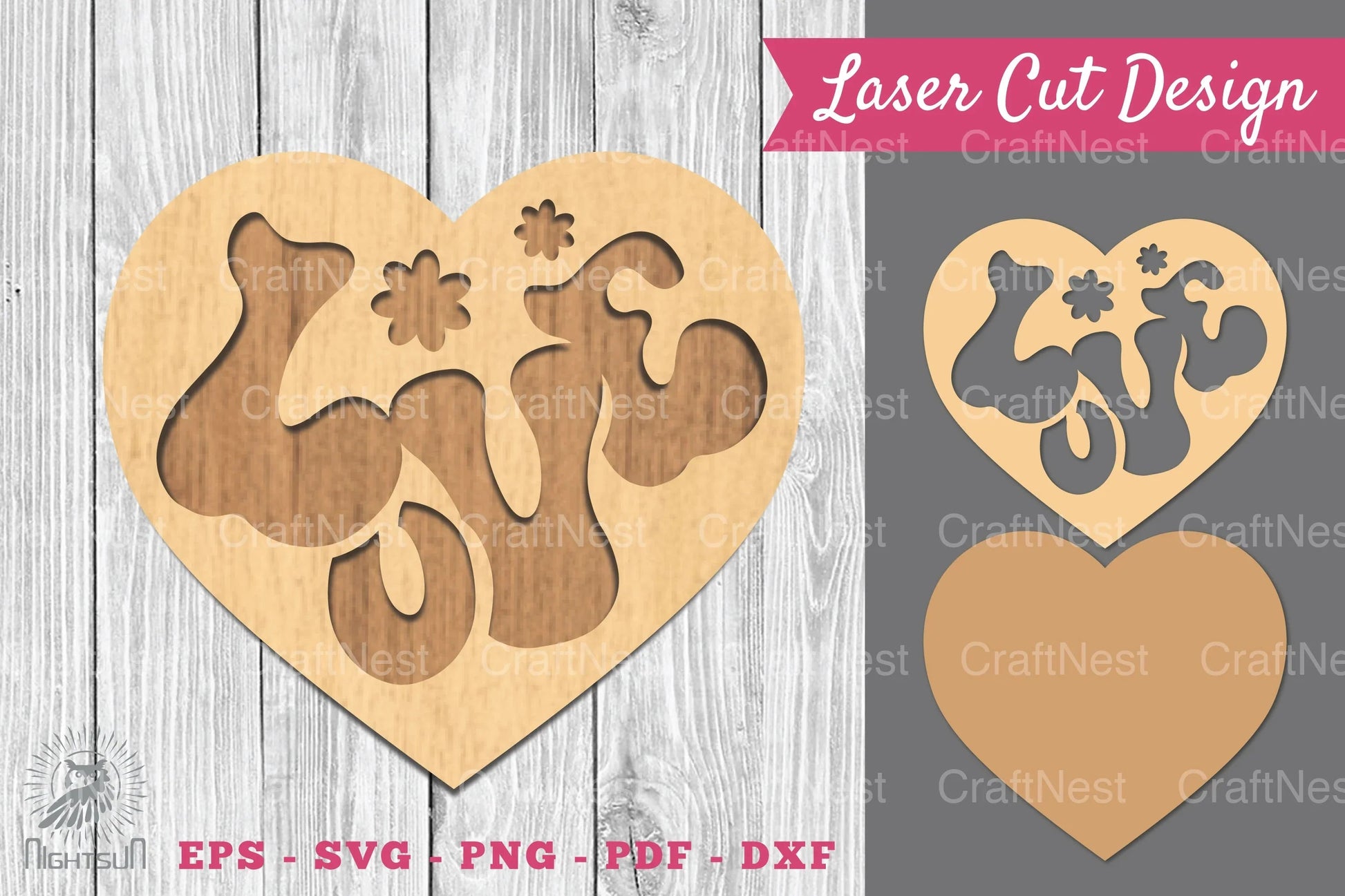 Love Laser Cut Decoration Clipart Bundle - CraftNest - Digital Crafting and Art