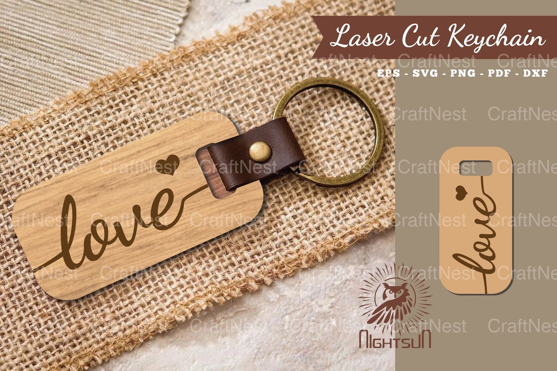 5150 Love Laser Cut Keychain Design Bundle - CraftNest - Digital Crafting and Art
