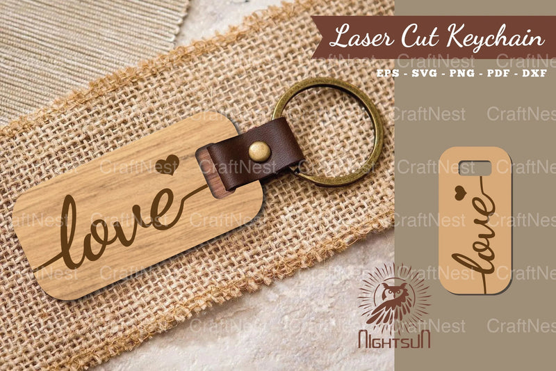 5150 Love Laser Cut Keychain Design Bundle - CraftNest - Digital Crafting and Art