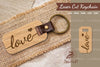Love Laser Cut Keychain Design Bundle