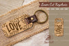 Love Laser Cut Keychain Design Bundle