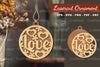 Love Laser Cut Ornament Clipart Bundle