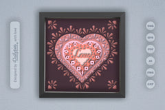 Love Mandala Papercut SVG Bundle - CraftNest - Digital Crafting and Art