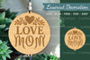 Love Mom Lasercut Decoration Clipart Bundle