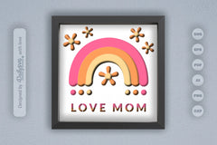 Love Mom Papercut SVG Bundle - CraftNest - Digital Crafting and Art