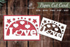 Love Papercut Card SVG Design Bundle