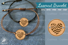 Love Pattern Lasercut Bracelet Design Bundle - CraftNest - Digital Crafting and Art