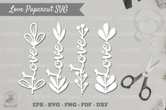 Love Plant Papercut SVG Bundle - CraftNest - Digital Crafting and Art