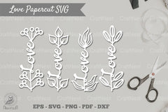 Love Plant Papercut SVG Bundle - CraftNest - Digital Crafting and Art