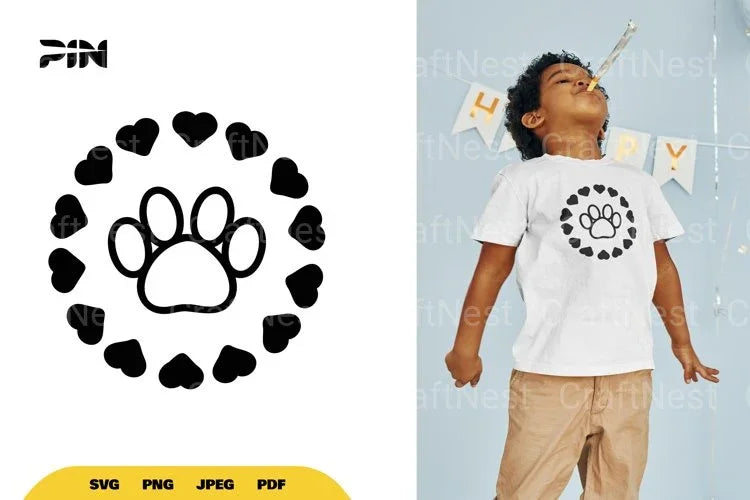 Love and Paw SVG Bundle - CraftNest - Digital Crafting and Art