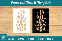 Papercut Stencil SVG Bundle - CraftNest - Digital Crafting and Art