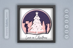Love in Christmas Papercut SVG Bundle - CraftNest - Digital Crafting and Art