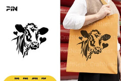 Lovely Cow SVG Bundle - CraftNest - Digital Crafting and Art