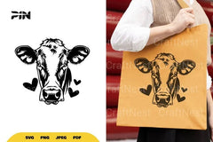 Lovely Cow SVG Bundle - CraftNest - Digital Crafting and Art
