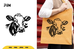 Lovely Cow SVG Bundle - CraftNest - Digital Crafting and Art