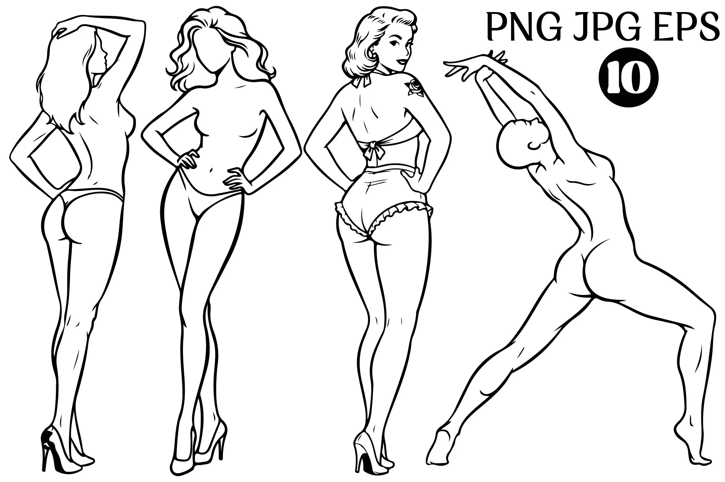 Lovely Butts Clipart Bundle - CraftNest - Digital Crafting and Art