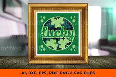 Luck of the Irish 3D Shadow Box St. Patrick's SVG Bundle - CraftNest - Digital Crafting and Art