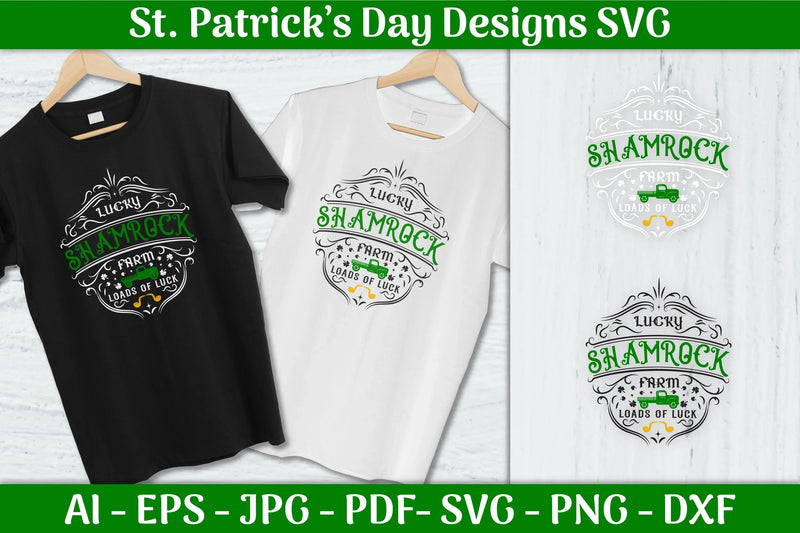 Lucky Shamrock St Patrick's Day SVG Bundle1 - CraftNest - Digital Crafting and Art