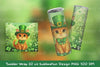 Lucky Cat Tumbler Wrap Clipart Bundle