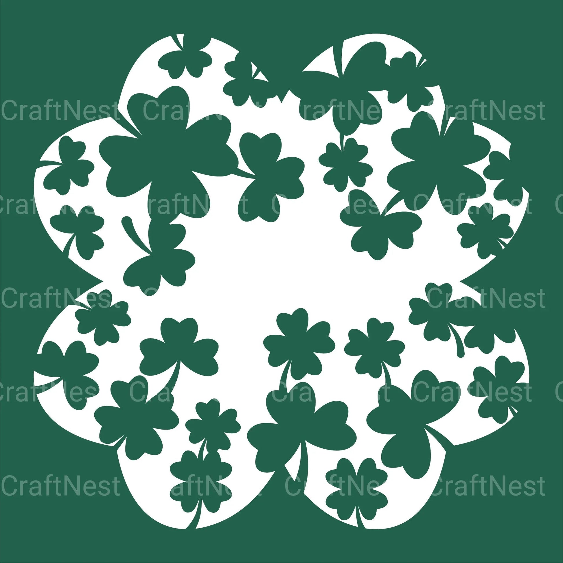 Lucky Clover 3D Layered Papercut Clipart Bundle - CraftNest - Digital Crafting and Art