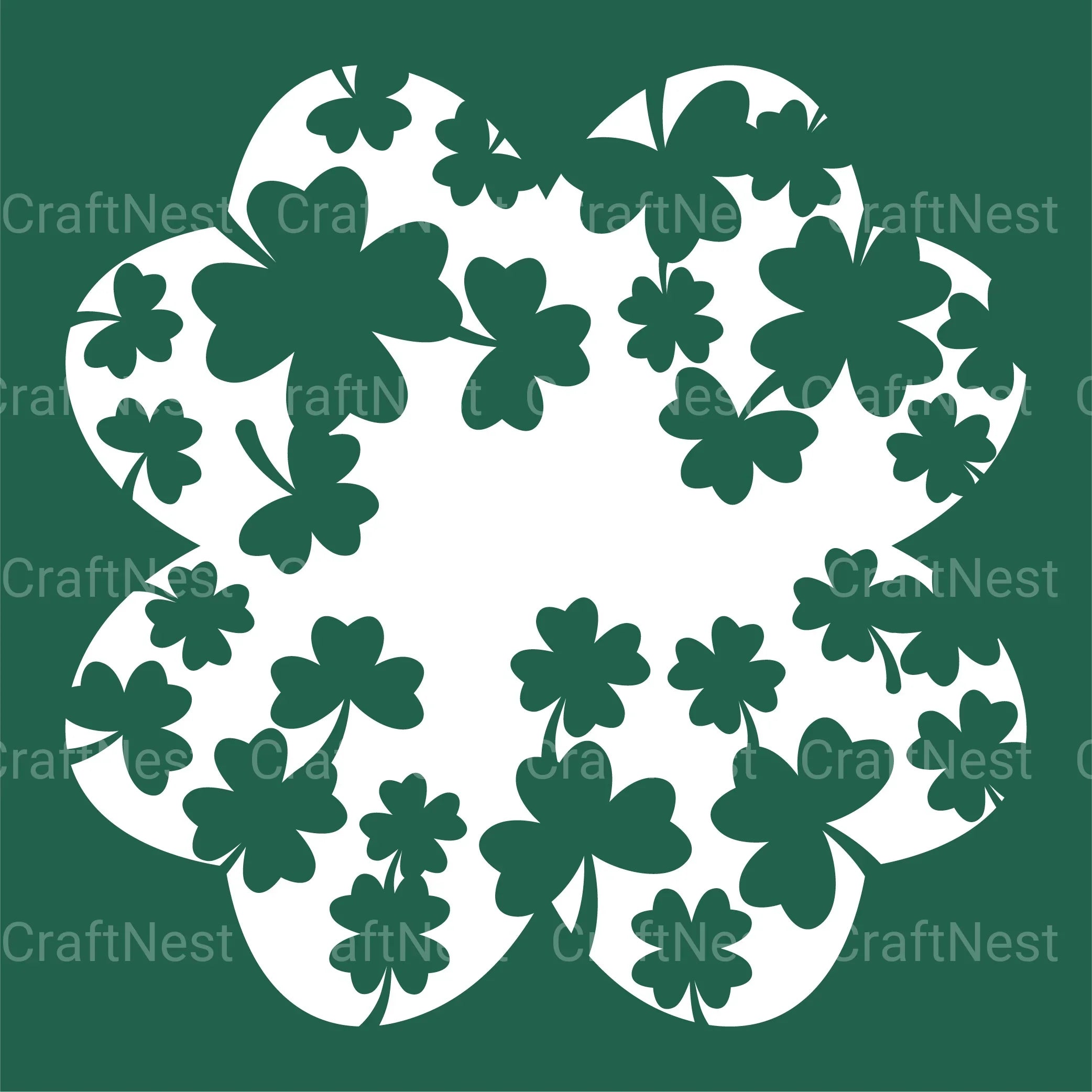 Lucky Clover 3D Layered Papercut Clipart Bundle - CraftNest - Digital Crafting and Art