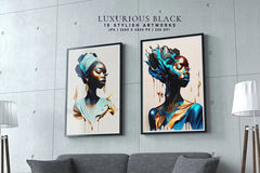 Luxurious Black - Women - CraftNest - Digital Crafting and Art