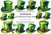 St Patrick's Day Hat Clipart Bundle