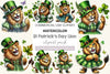 St Patrick's Day Lion Clipart Bundle