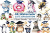 Cute Graduation Clipart Bundle
