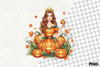 Halloween Pumpkin Princess Clipart Bundle
