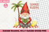 Summer Reading Gnome Clipart Bundle