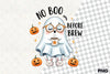 No Boo Before Brew Clipart Bundle