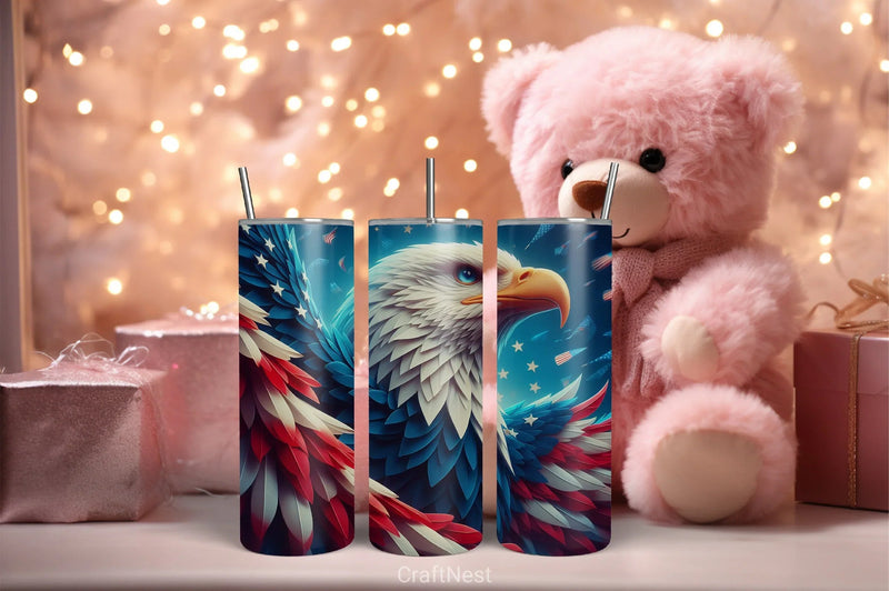 4th of July Tumbler Wrap Bundle 73 - CraftNest - Digital Crafting and Art