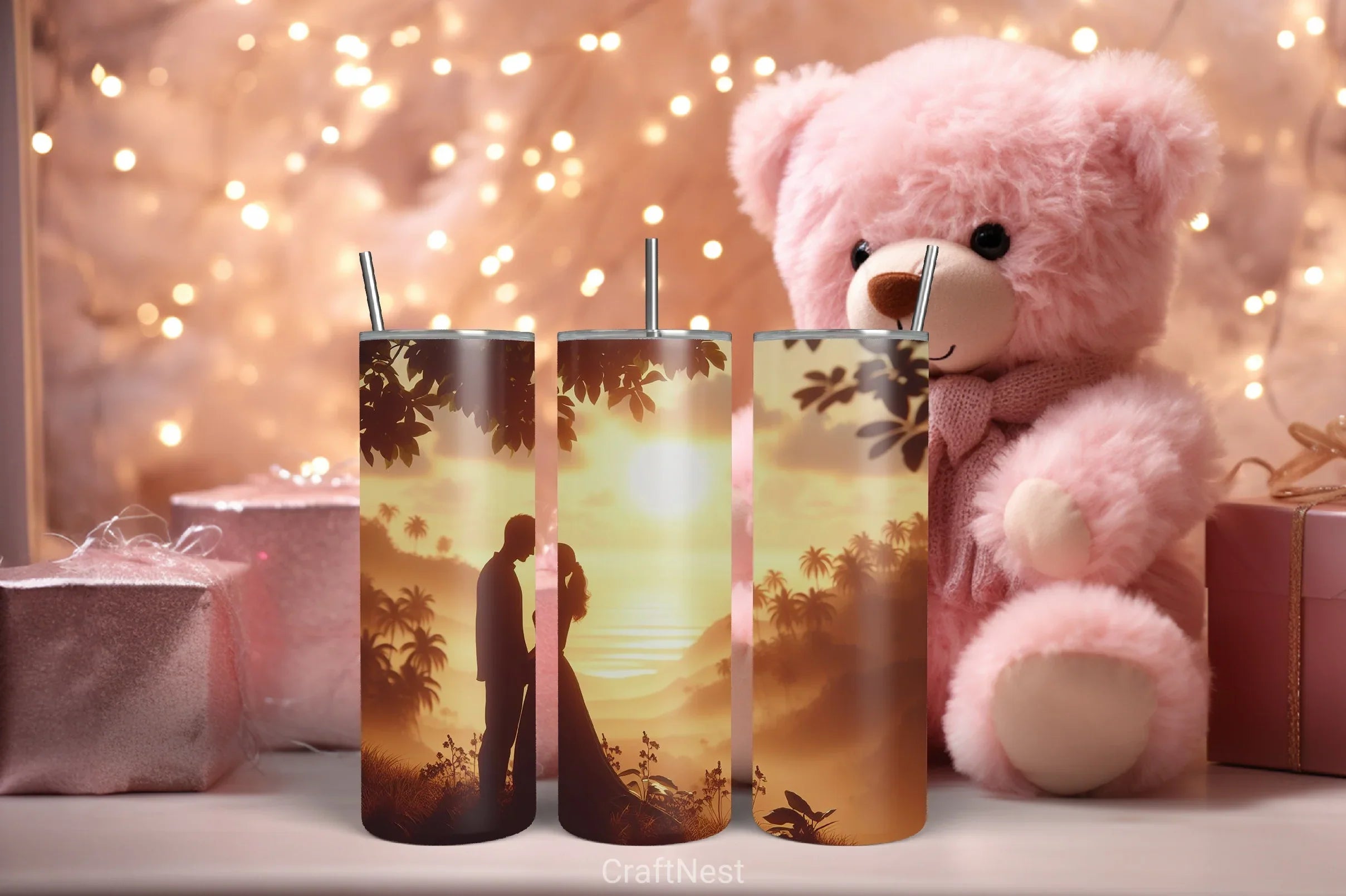 Valentine Tumbler Wrap Bundle 23 - CraftNest - Digital Crafting and Art