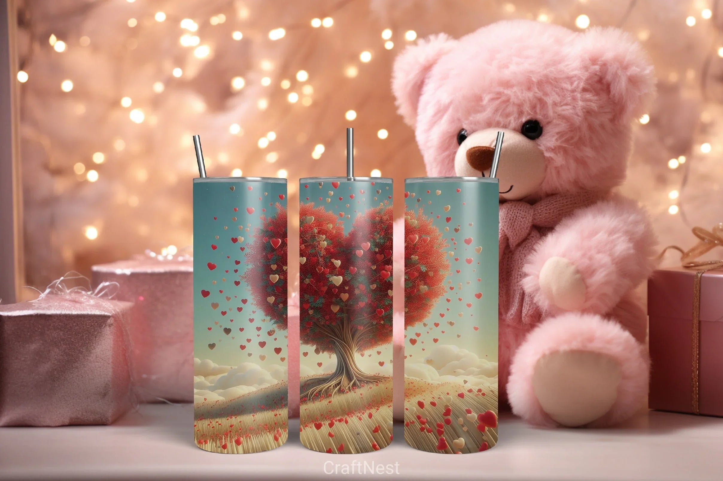 Valentine Tumbler Wrap Bundle 92 - CraftNest - Digital Crafting and Art
