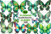 St. Patrick's Day Butterfly Clipart Bundle