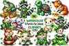 St. Patrick's Day Animals Clipart Bundle