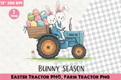 Easter Tractor Farm Clipart Bundle 4 - CraftNest - Digital Crafting and Art