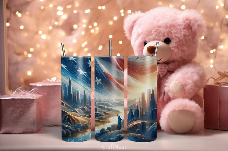 4th of July Tumbler Wrap Bundle 19 - CraftNest - Digital Crafting and Art