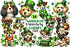St. Patrick's Day Dog Clipart Bundle