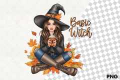 Basic Witch Pumpkin Spice Clipart Bundle - CraftNest - Digital Crafting and Art