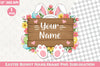 Easter Bunny Name Frame Clipart Bundle