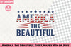 America The Beautiful Shirt & 4th of July Clipart Bundle