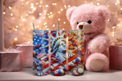 4th of July Tumbler Wrap Bundle 59 - CraftNest - Digital Crafting and Art