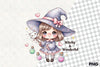 Cute Witch Clipart Bundle