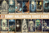 Funny Halloween Tarot Card Clipart Bundle