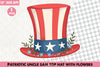Patriotic Uncle Sam Hat Clipart Bundle
