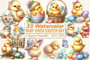 Easter Baby Chick Clipart Bundle